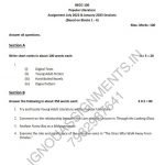 IGNOU BEGC-106 SOLVED ASSIGNMENT 2022-23 ENGLISH MEDIUM
