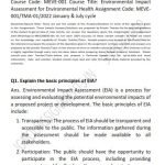 IGNOU PGDEOH-MEVE-1 SOLVED ASSIGNMENT 2023 ENGLISH MEDIUM