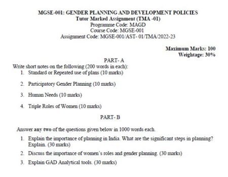 IGNOU MGSE-01 SOLVED ASSIGNMENT 2022-23 ENGLISH MEDIUM - Image 3