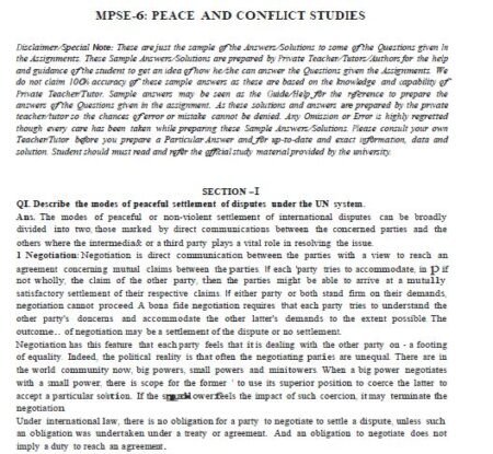 IGNOU MPSE-06 SOLVED ASSIGNMENT 2022-23 ENGLISH MEDIUM - Image 2