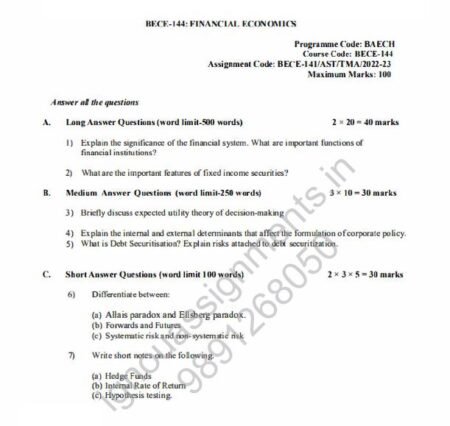 IGNOU BECE-144 SOLVED ASSIGNMENT 2022-23 ENGLISH MEDIUM - Image 2