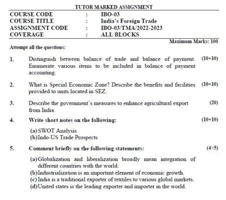 IGNOU IBO-01 02 03 04 05 06 SOLVED ASSIGNMENT COMBO 2022-23 ENGLISH MEDIUM - Image 8