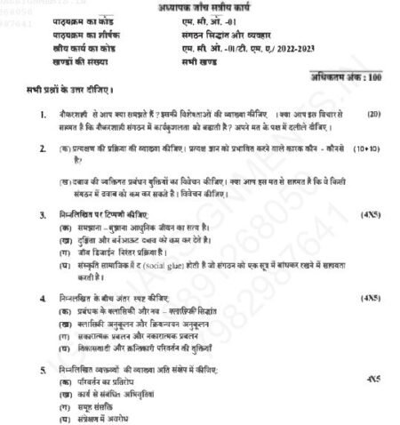 IGNOU MCO-01-03-04-05-06-07 SOLVED ASSIGNMENT  2022-23 HINDI MEDIUM COMBO PACK - Image 6