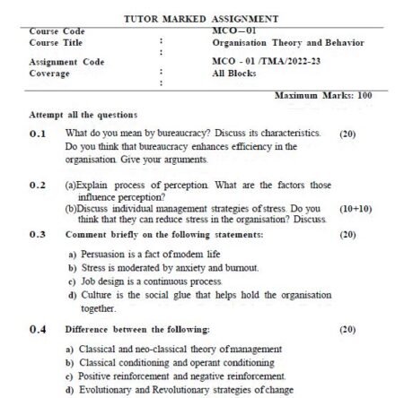 IGNOU MCO-01-03-04-05-06-07 SOLVED ASSIGNMENT 2022-23 ENGLISH MEDIUM COMBO PACK - Image 3