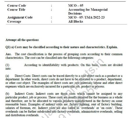 IGNOU MCO-5 SOLVED ASSIGNMENT 2022-23 ENGLISH MEDIUM - Image 2