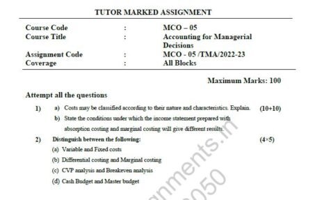 IGNOU MCO-5 SOLVED ASSIGNMENT 2022-23 ENGLISH MEDIUM - Image 3