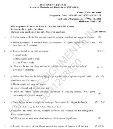 IGNOU MFN-9 SOLVED ASSIGNMENT 2022-23 ENGLISH MEDIUM - Image 3