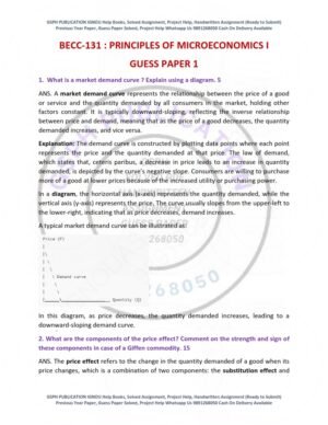 IGNOU BECC-131 Guess Paper Solved English Medium