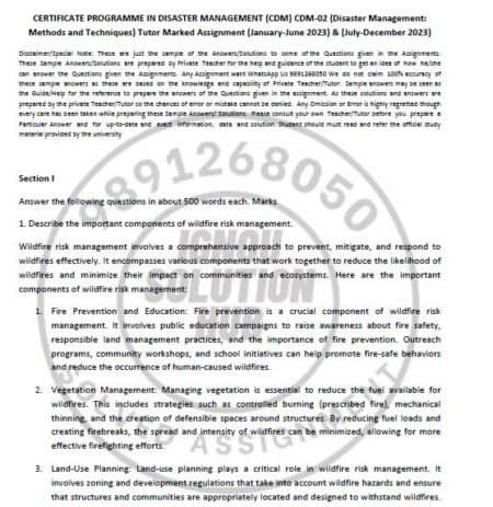 IGNOU CDM-2 Solved Assignment 2023 English - Image 2