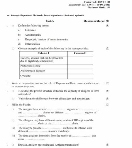 IGNOU BZYET-141 SOLVED ASSIGNMENT 2022-23 ENGLISH MEDIUM - Image 3