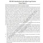 IGNOU BLE-001 Guess Paper Solved English Medium