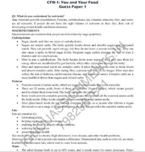 IGNOU CFN-1 Guess Paper Solved English Medium