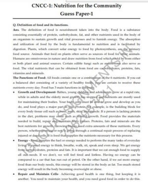 IGNOU CNCC-1 Guess Paper Solved English Medium