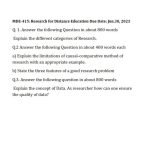 IGNOU MADE-MDE-15 SOLVED ASSIGNMENT 2023 ENGLISH MEDIUM
