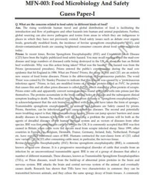 IGNOU MFN-3 Guess Paper Solved English Medium