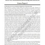 IGNOU MLII-102 Guess Paper Solved English Medium