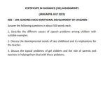 IGNOU NES-104 SOLVED ASSIGNMENT 2023 ENGLISH MEDIUM (CIG)