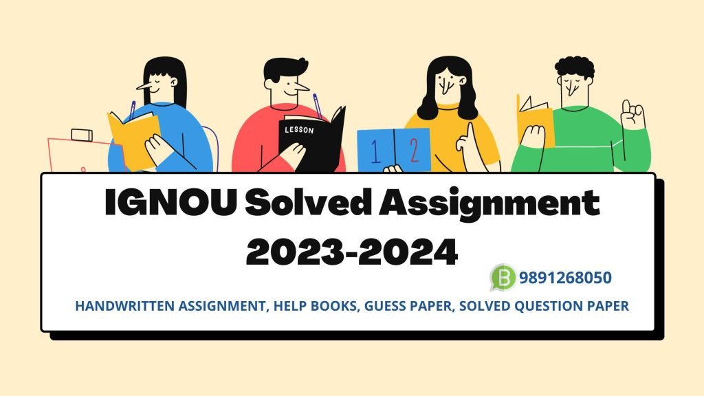 IGNOU Solved Assignment 2023-24