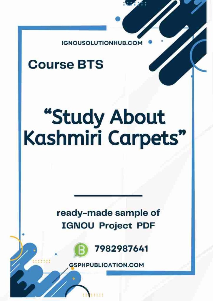 IGNOU PTS-04 Project Sample-8
