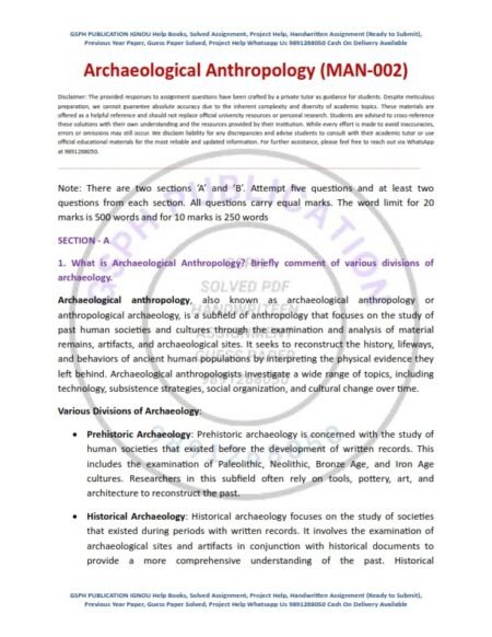 IGNOU MAN-2 Solved Assignment 2023-24 English Medium - Image 2