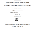 IGNOU DNHE-04 Project Sample-3