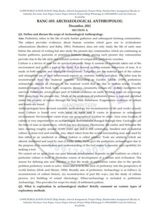 IGNOU BANC-103 Previous Year Solved Question Paper (Dec 2021) English Medium