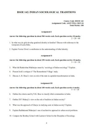 IGNOU BSOE-142 Solved Assignment 2023-24 English Medium