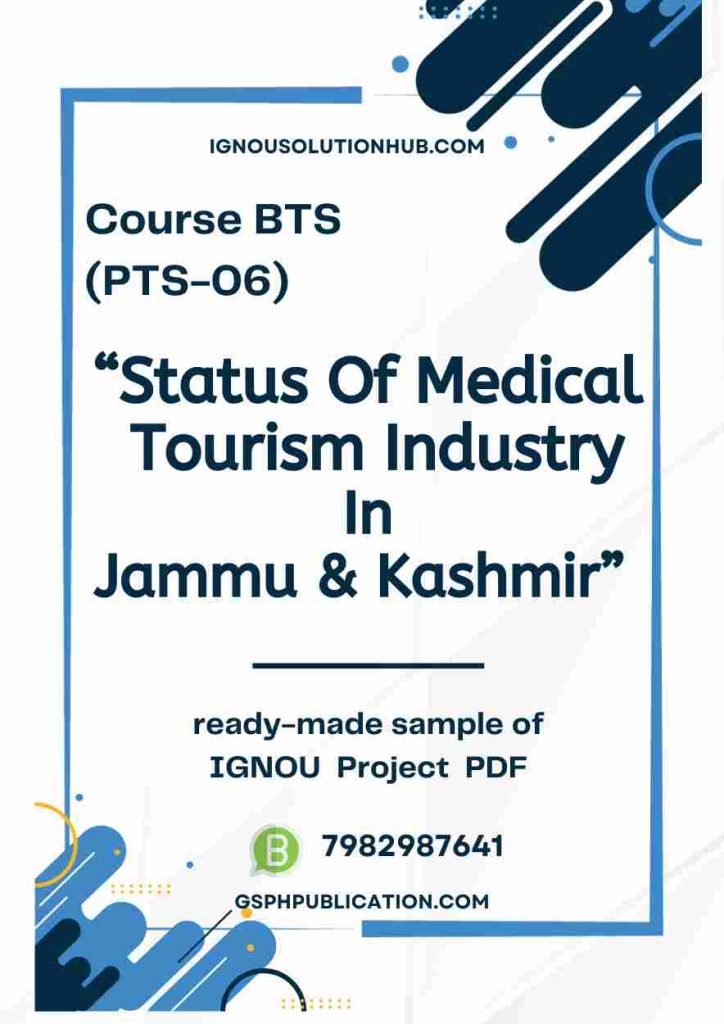 IGNOU PTS-06 Project Sample-10