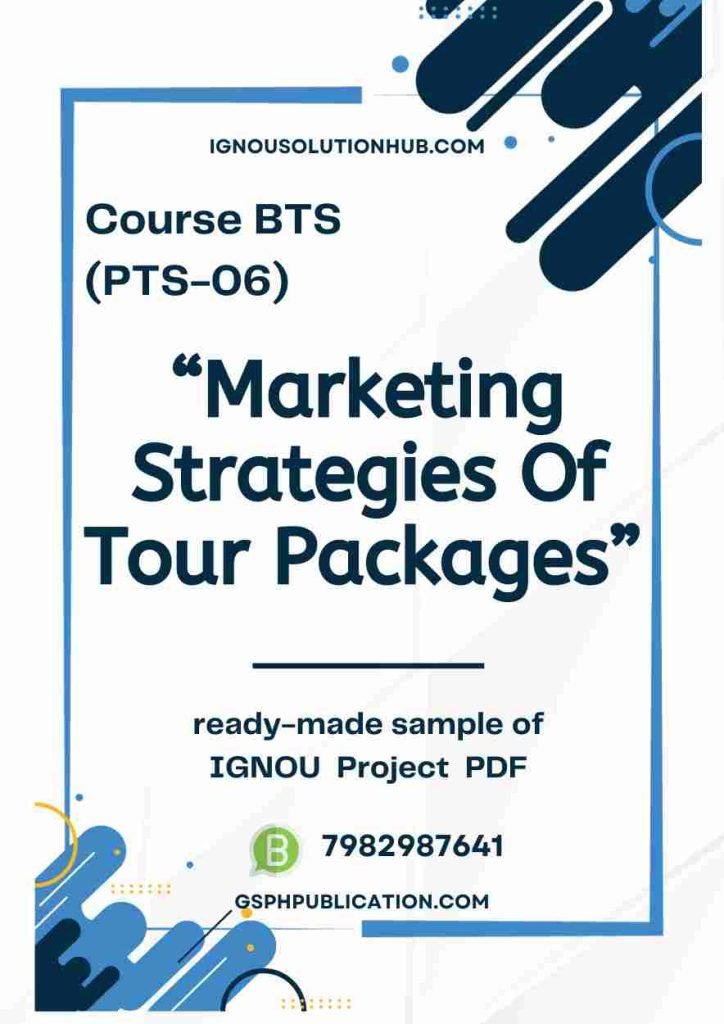 IGNOU PTS-06 Project Sample-7