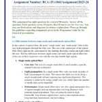 IGNOU BCS-041 Solved Assignment 2023-24 English Medium