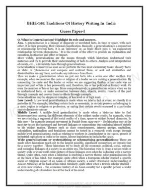 IGNOU BHIE-144 Guess Paper Solved EnglishMedium