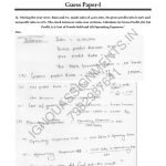 IGNOU MCO-5 Guess Paper Solved English Medium