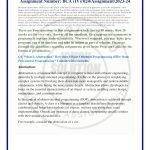IGNOU MCS-024 Solved Assignment 2023-24 English Medium