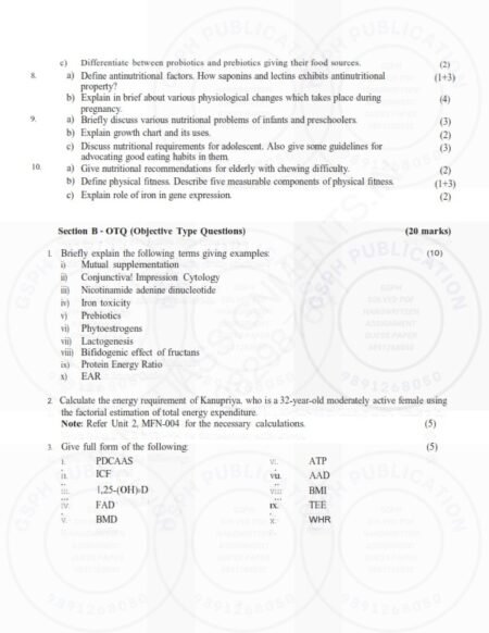 IGNOU MFN-004 Solved Assignment 2023-24 English Medium