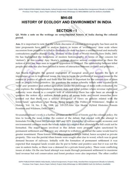 IGNOU MHI-08 Previous Year Solved Question Paper (Dec 2021) English Medium