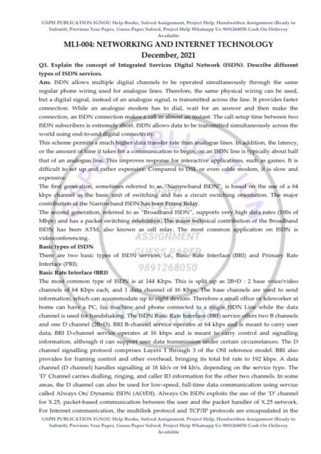 IGNOU MLI-004 Previous Year Solved Question Paper (Dec 2021) English Medium