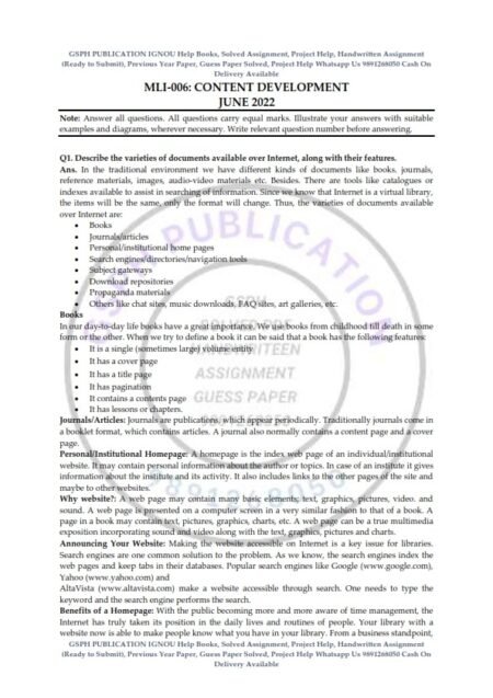 IGNOU MLIE-106 Previous Year Solved Question Paper (June 2022) English Medium