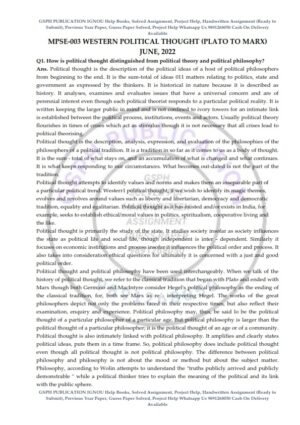 IGNOU MPSE-3 Previous Year Solved Question Paper (June-2022) English Medium