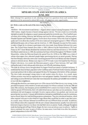 IGNOU MPSE-5 Previous Year Solved Question Paper (June-2022) English Medium