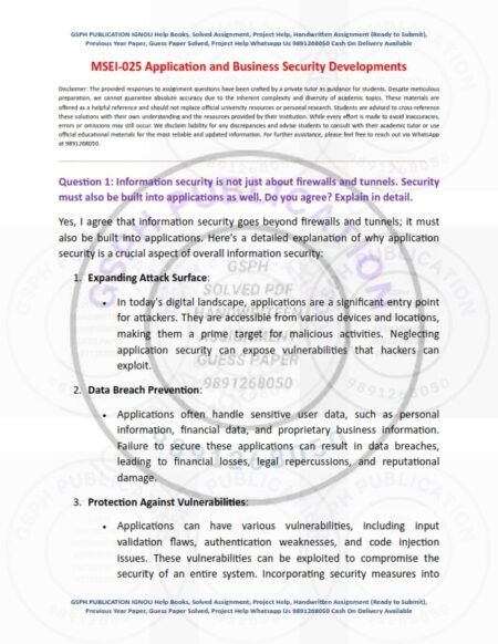 IGNOU MSEI-025 Solved Assignment July 2023 English Medium