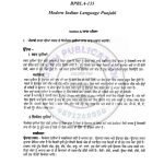 IGNOU BPBLA-135 Solved Assignment 2023-24 Punjabi Medium