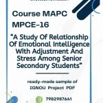 IGNOU MPCE-16 Project Sample-7