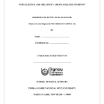 IGNOU MPCE-16 Project Sample-5