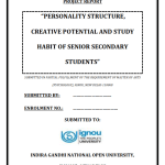IGNOU MPCE-16 Project Sample-8