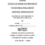 IGNOU MPCE-16 Project Sample-6
