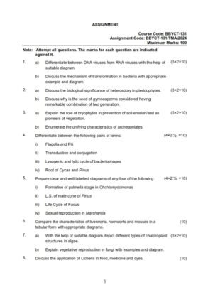 IGNOU BBYCT-131 Solved Assignment 2024 English Medium