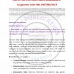 IGNOU BRL-109 Solved Assignment 2024 English Medium