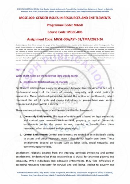 IGNOU MGSE-06 Solved Assignment 2023-24 English Medium - Image 2