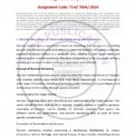IGNOU TS-6 Solved Assignment 2024 English Medium