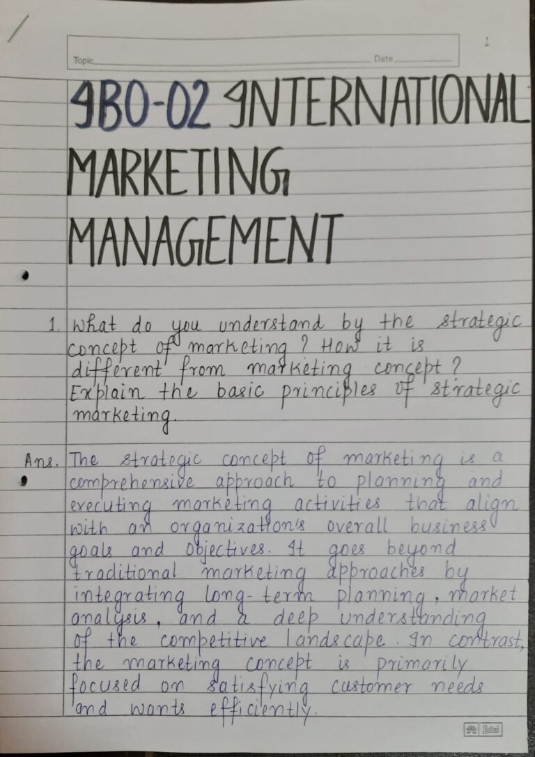 ignou handwritten assignment sample 3